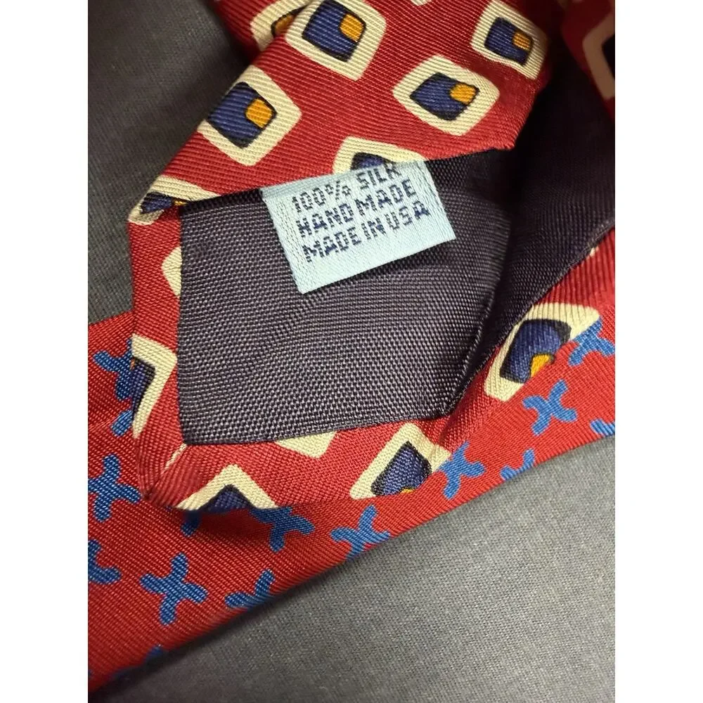 Lot Of 2 Abercrombie & Fitch Neckties Blue Tie SILK Made in USA